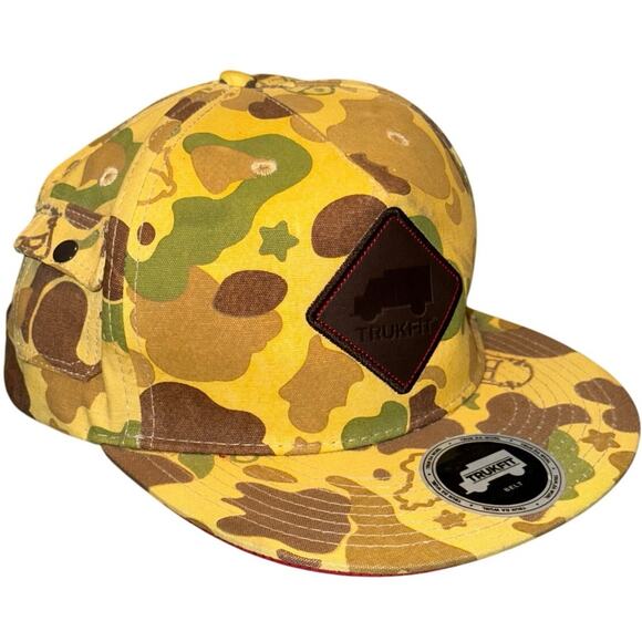 TRUKFIT Lil Wayne Brand Camouflage Hat Strapback with Snap Pocket - Picture 2 of 6